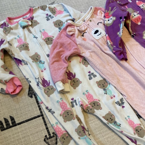 Set of 4 Sleep and Play PJs by Carter's and Just One You, 2T - Picture 2 of 10